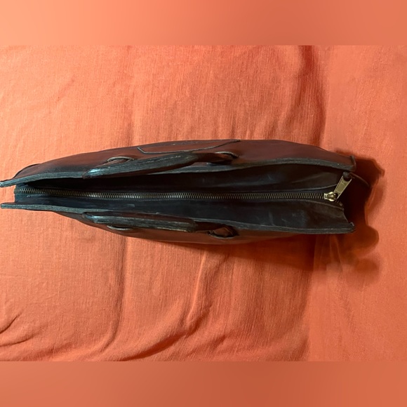 Union Pacific RailRoad Black Leather Satchel/Brief case Vintage - Picture 13 of 13